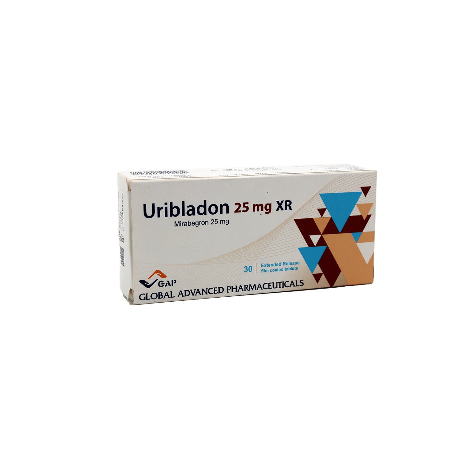 Uribladon XR 25mg Mirabegron