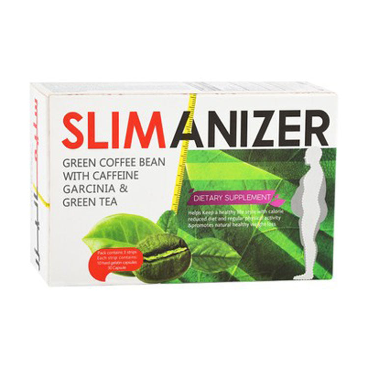 Slimanizer Weight Loss Supplement with Green Coffee Bean, Garcinia & Green Tea Extracts