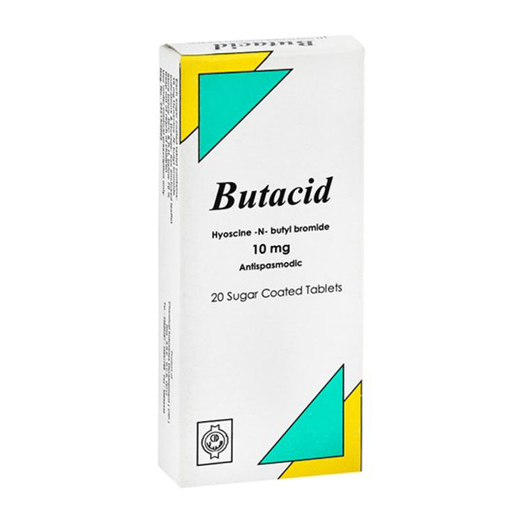 بوتاسيدس 10 ملغ هيوسين-ن-بوتيل بروميد مضاد للتشنج