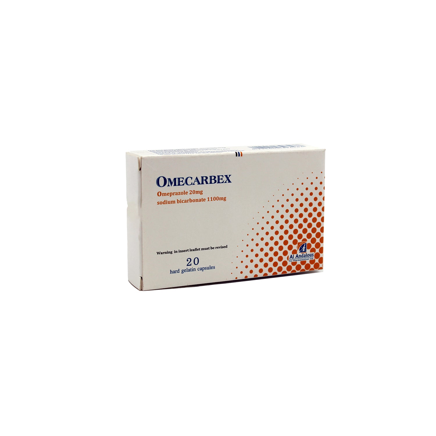 Omecarbex 20mg Omeprazole & 1100mg Sodium Bicarbonate