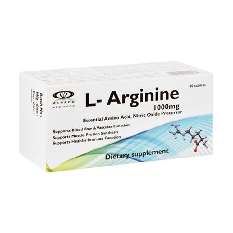 L-Arginine 1000mg Supplement for Blood Flow, Vascular Function & Immune System