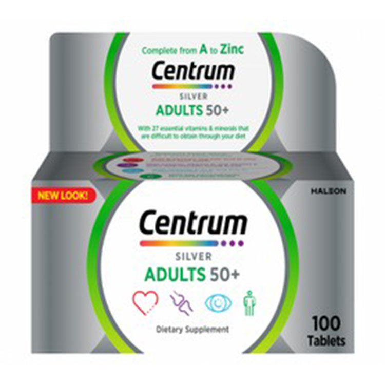 Centrum Silver Multivitamin & Multimineral Supplement with Lutein for Adults (50+ years)