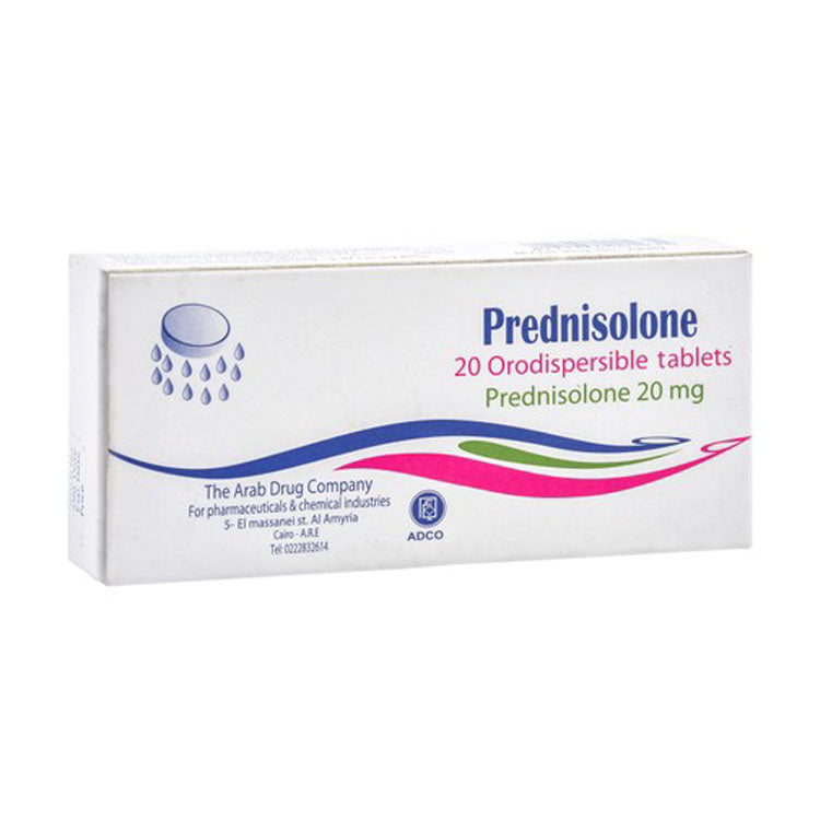 بريدنيزولون 20 ملغ أدوية سريعة الذوبان في الفم