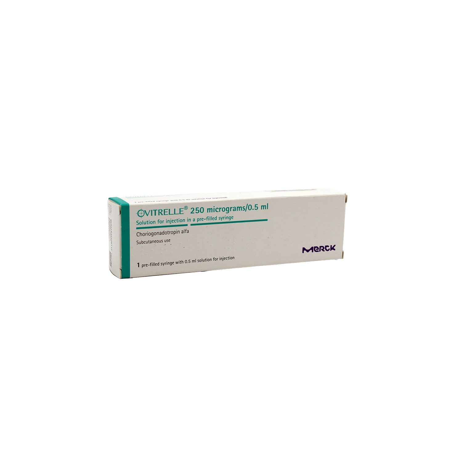 Ovitrelle 250mcg/0.5ml Choriogonadotropin Alfa Pre-Filled Syringe for Subcutaneous Injection
