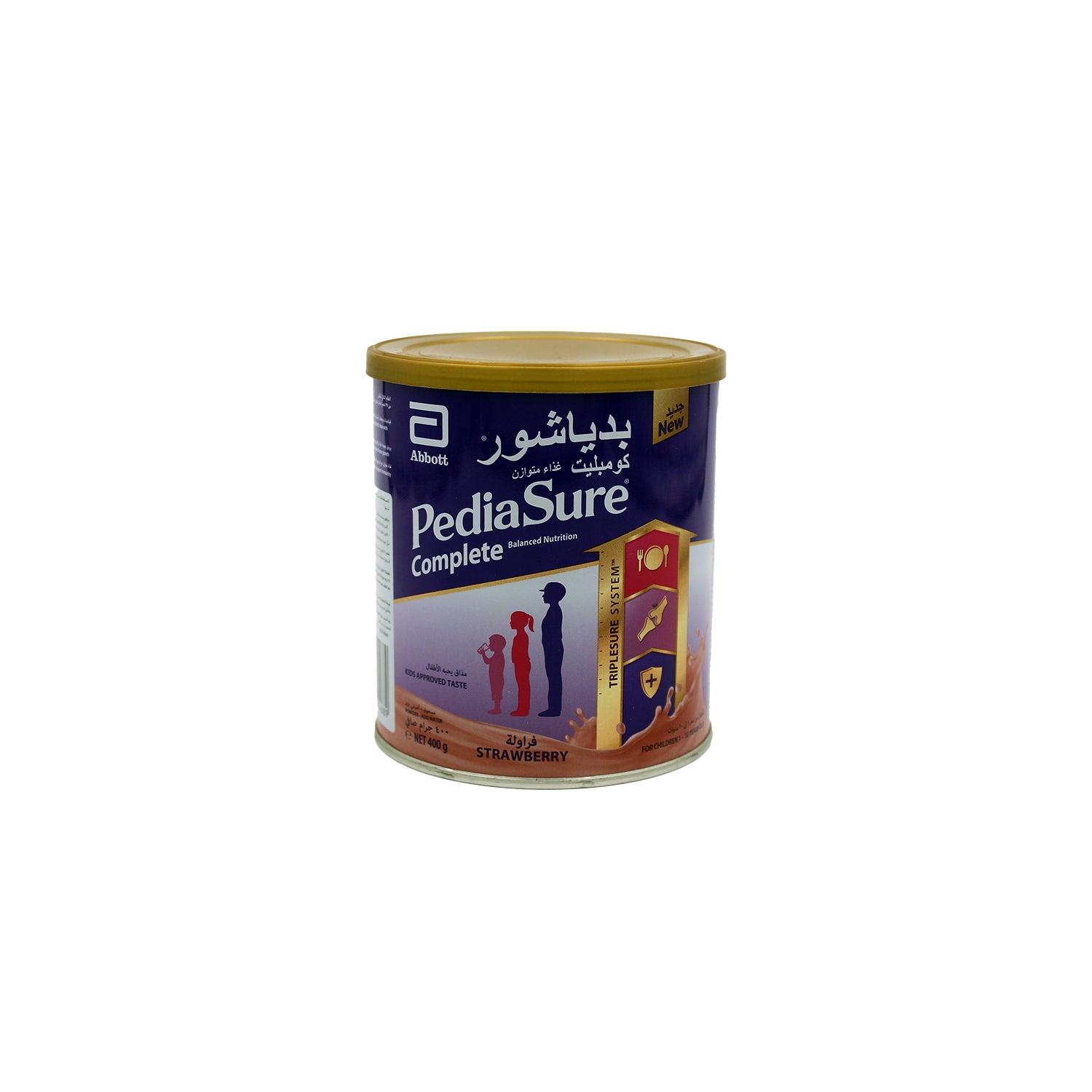 حليب بيدياشور الكامل بنكهة الفراولة (من 1 إلى 10 سنوات)