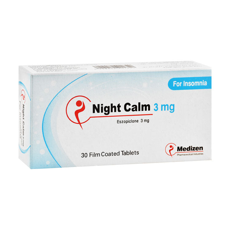 Night Calm 3mg Eszopiclone for Treating Insomnia
