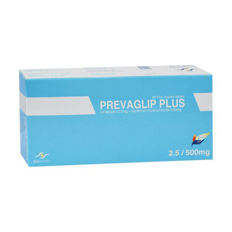 Prevaglip Plus 2.5mg Linagliptin & 500mg Metformin Hydrochloride