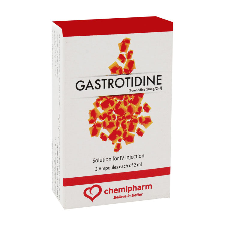 Gastrotidine 20mg/2ml Famotidine Ampoules for Intravenous Injection
