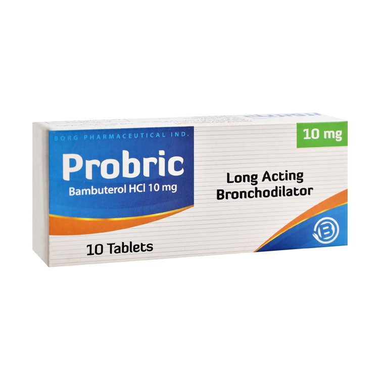 Probric 10mg Bambuterol HCI Long Acting Bronchodilator