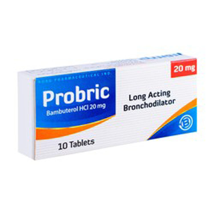 بروبريك 20 ملغ بامبوتيرول هيدروكلوريد موسع قصبي طويل المفعول