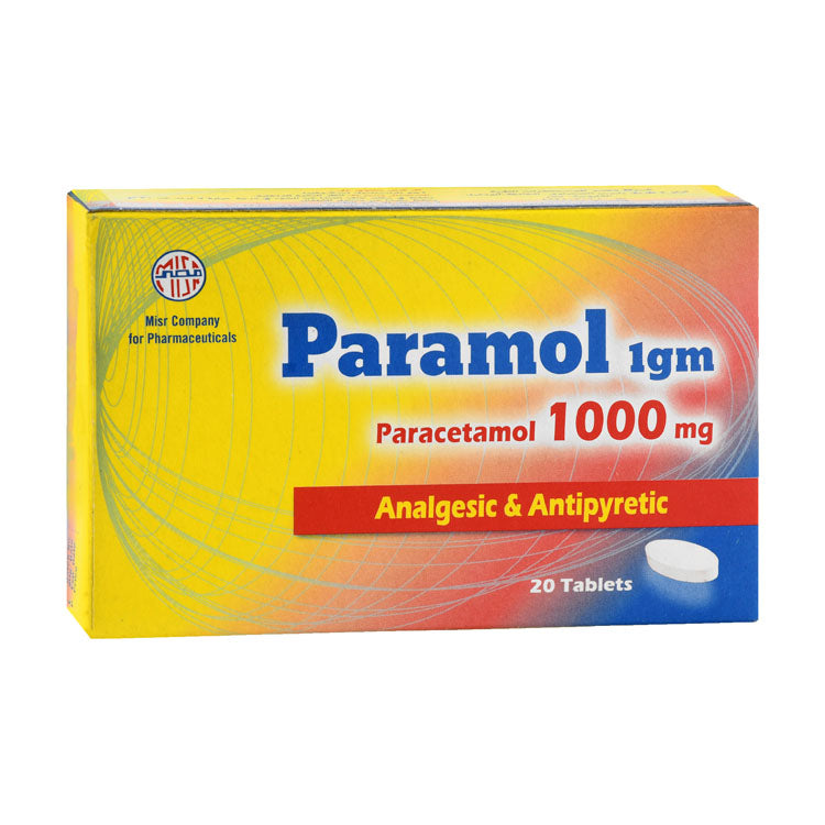 Paramol 1000mg Paracetamol Analgesic & Antipyretic