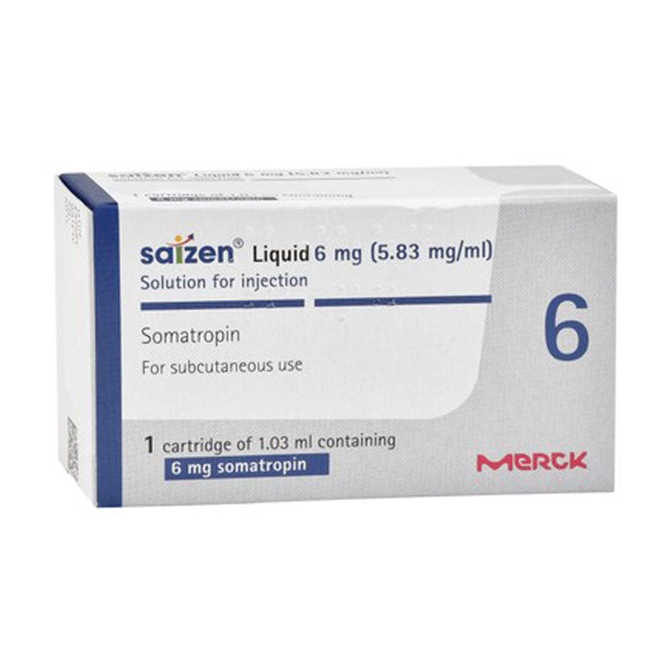 Saizen 6mg Somatropin Solution for Injection