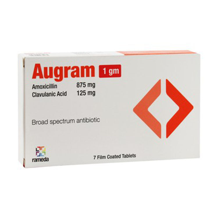 Augram 875mg Amoxicillin & 125mg Clavulanic Acid Broad Spectrum Antibiotic