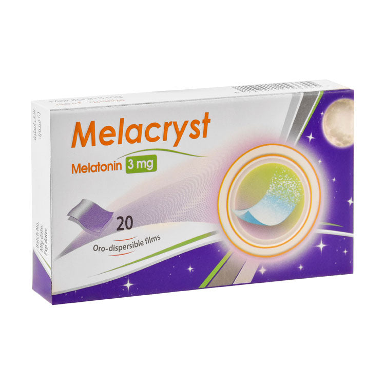Melacryst 3mg Melatonin Orodispersible Films
