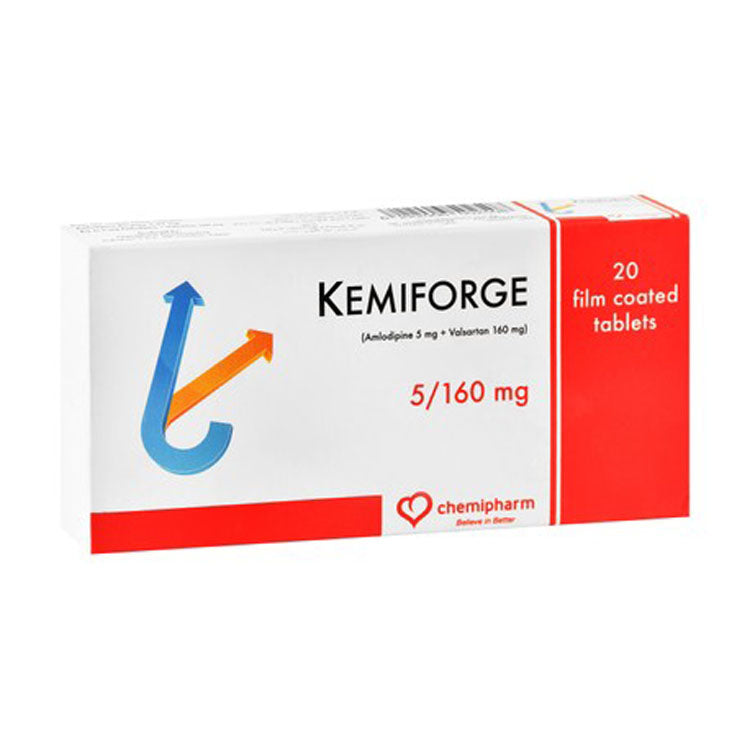 Kemiforge 5mg Amlodipine & 160mg Valsartan