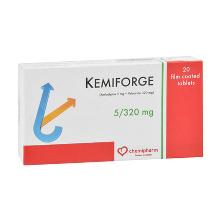 Kemiforge 5mg Amlodipine & 320mg Valsartan