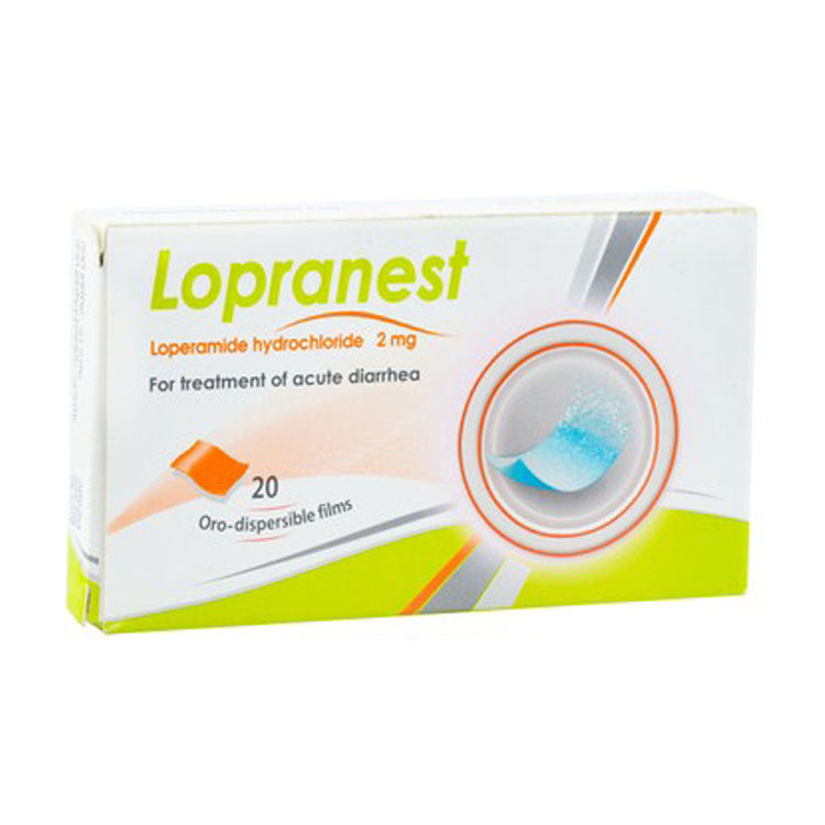 Lopranest 2mg Loperamide Hydrochloride