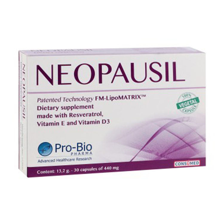 Neopausil FM-Lipo Matrix Supplement with Resveratrol, Vitamin E & D3