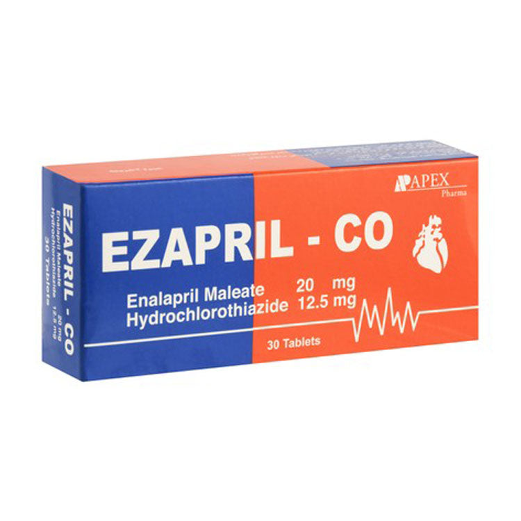 إيزابريل كو 20 ملغ إينالابريل ماليات و12.5 ملغ هيدروكلوروثيازيد