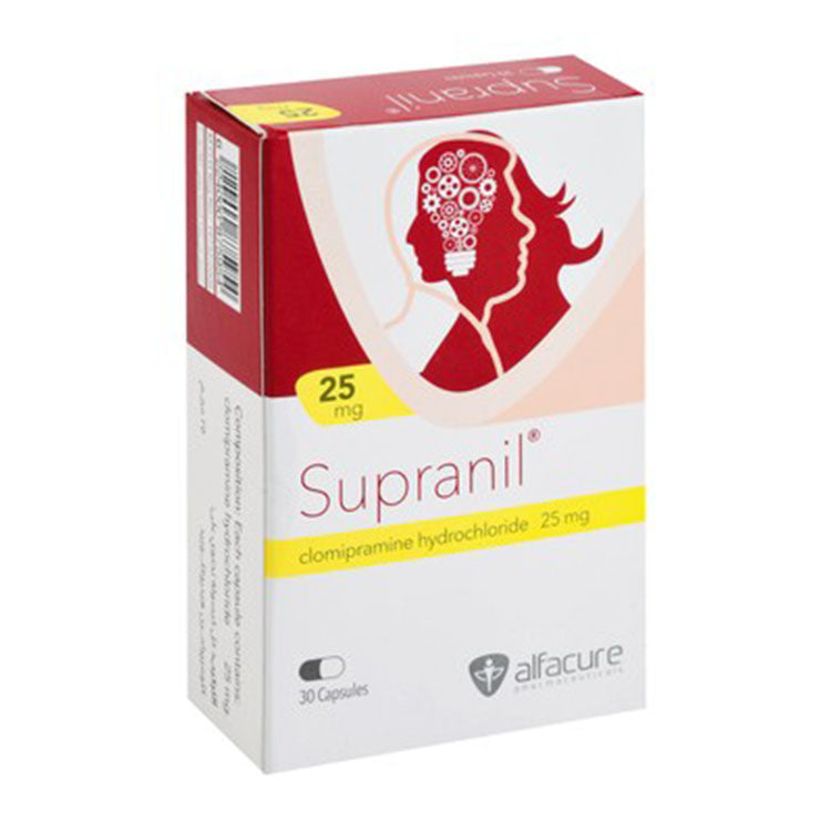 Supranil 25mg Clomipramine Hydrochloride