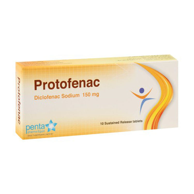 بروتوفيناك 150 ملغ ديكلوفيناك الصوديوم