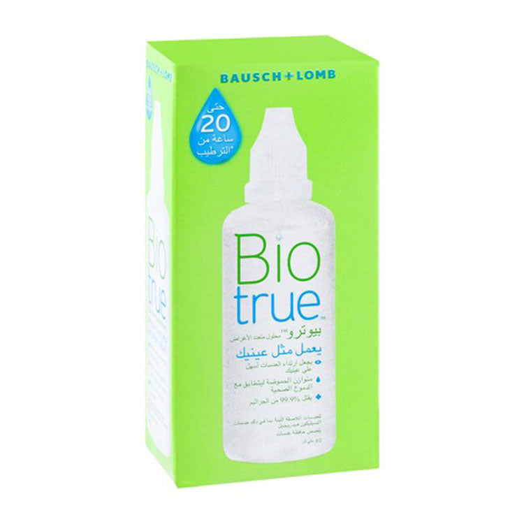 Bausch & Lomb Bio True Sterile Multipurpose Solution with Case for Soft Contact Lenses