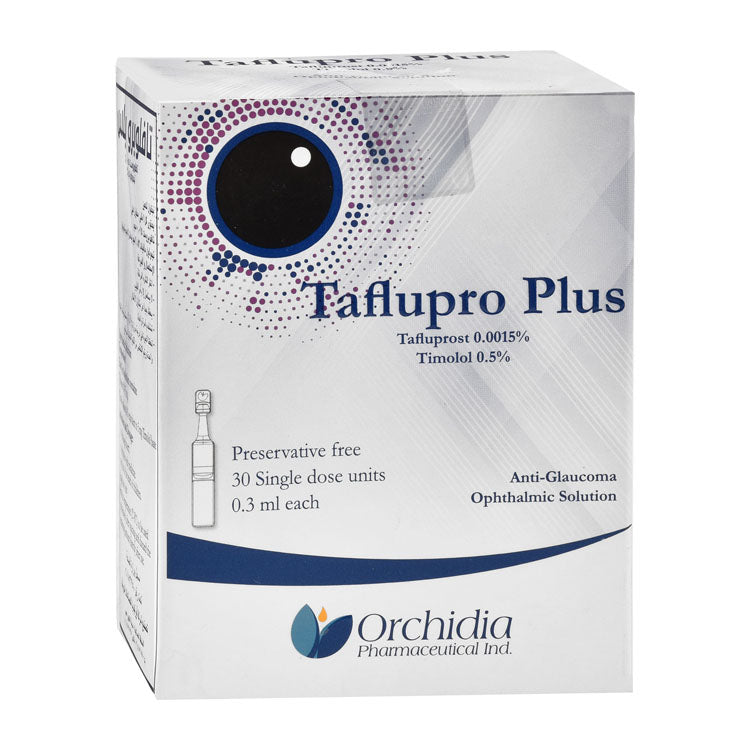 Taflupro Plus 0.0015% Tafluprost & 0.5% Timolol Ophthalmic Solution - preservatives free