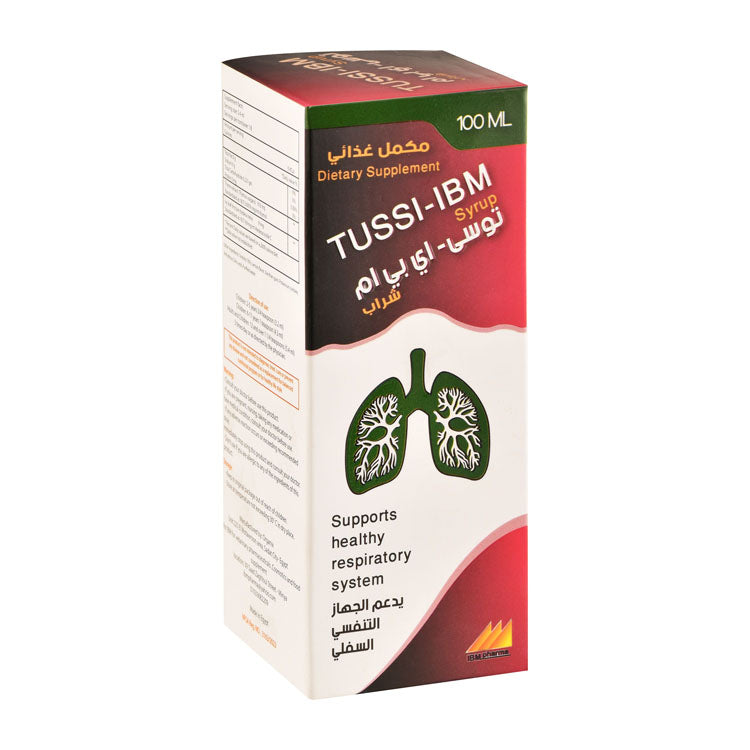 TUSSI-IBM Respiratory System Support Supplement Syrup Lemon Flavor