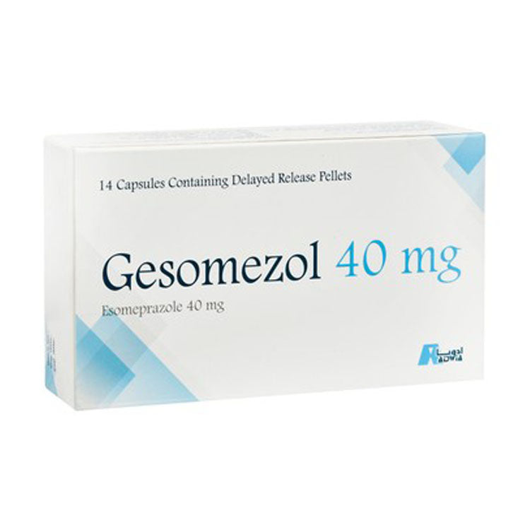 Gesomezol 40mg Esomeprazole 14 capsules