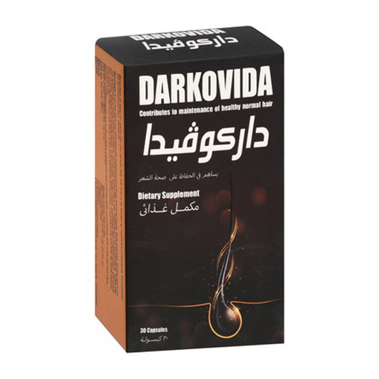Darkovida Hair Support Supplement with Biotin, Folic Acid & Vitamin B6