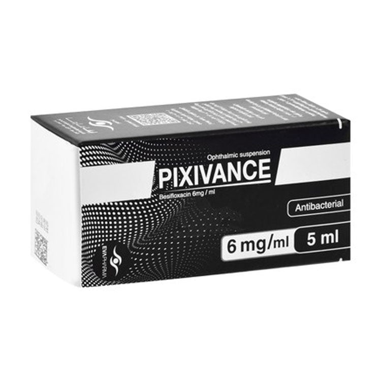 محلول بيكسيفانس العيني المضاد للبكتيريا بيسيفلوكساسين 6 ملغ/مل