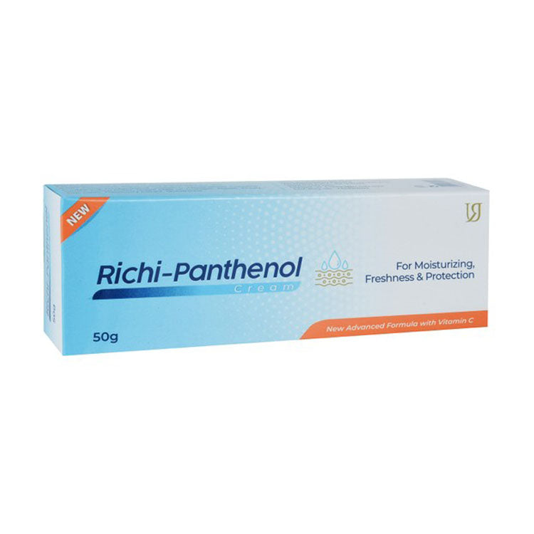 Richi-Panthenol Moisturizing Face & Body Cream with Vitamin C for All Skin Types