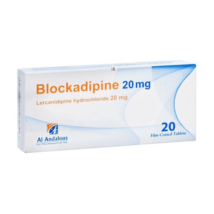 Blockadipine 20mg Lercanidipine Hydrochloride