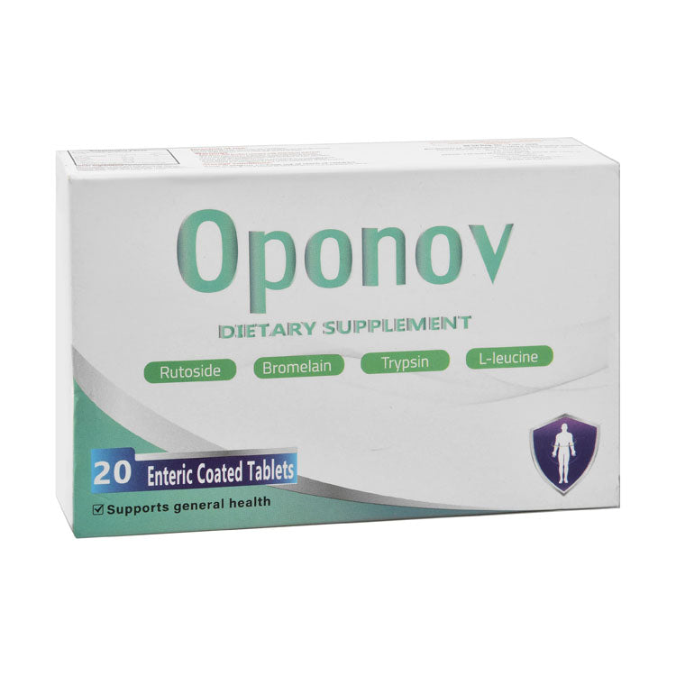 Oponov 200mg Rutoside with Bromelain, Trypsin & L-Leucine