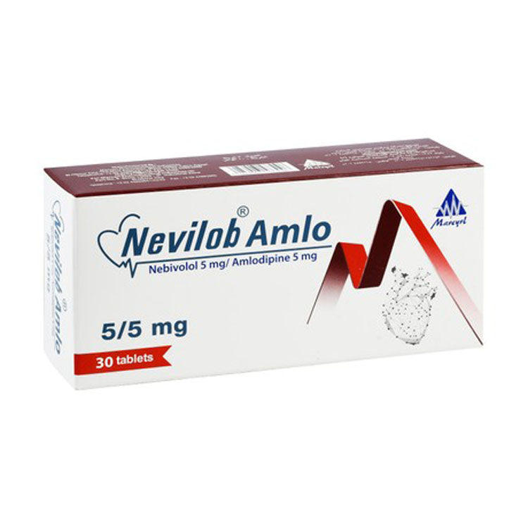 Nevilob Amlo 5mg Nebivolol & 5mg Amlodipine
