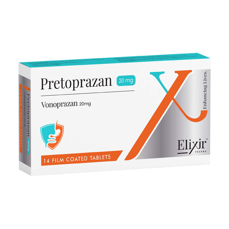 Pretoprazan 20mg Vonoprazan