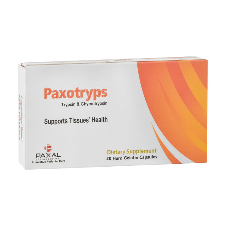 Paxotryps 0.25mg Trypsin Tissue Support Supplement with Chymotrypsin