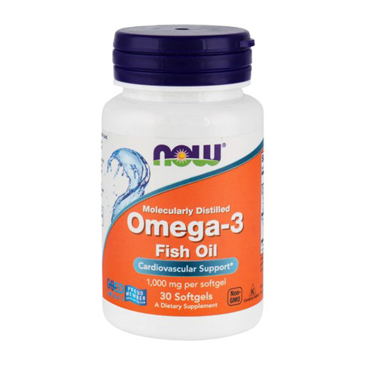 مكمل غذائي لدعم صحة القلب والأوعية الدموية من ناو، يحتوي على 1000 ملغ من زيت السمك أوميغا 3 - خالٍ من الكائنات المعدلة وراثيًا