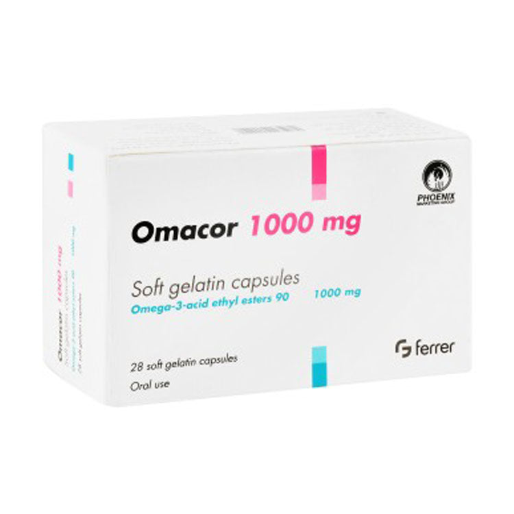 Omacor 1000mg Omega-3 Acid Ethyl Esters 90 Supplement