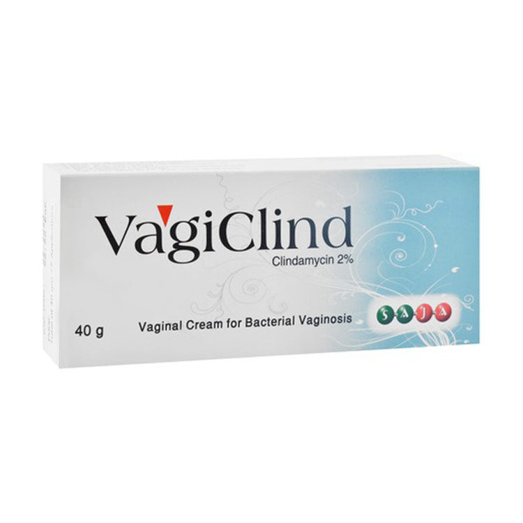 Vagiclind 2% Clindamycin Vaginal Cream for Bacterial Vaginosis 40 gr
