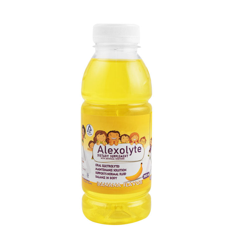 Alexolyte Rehydrating Drink Banana Flavor with Electrolytes