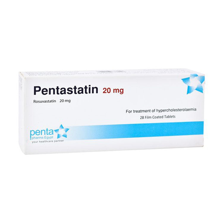 Pentastatin 20mg Rosuvastatin 28 tablets