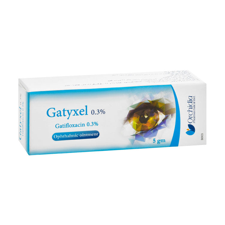 Gatyxel 0.3% Gatifloxacin Ophthalmic Ointment