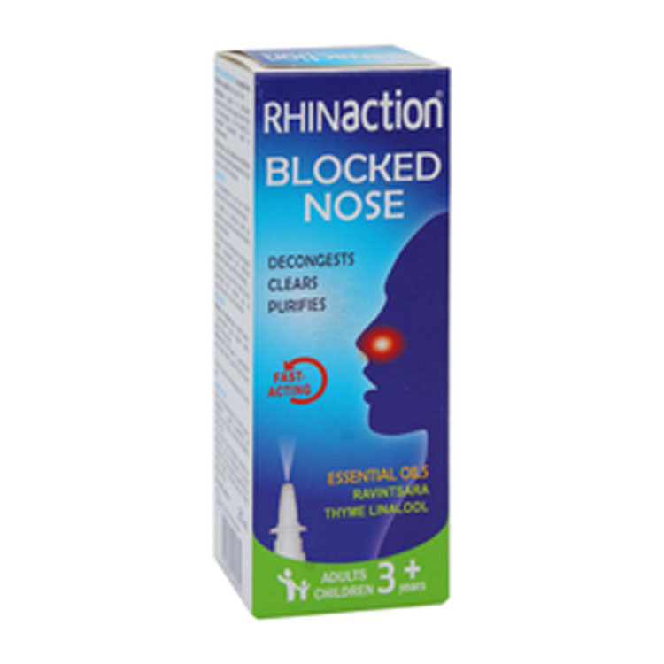 Rhinaction Decongesting Nasal Spray with Ravintsara & Thyme Linalool (3+ Years) - preservatives free, steroid free