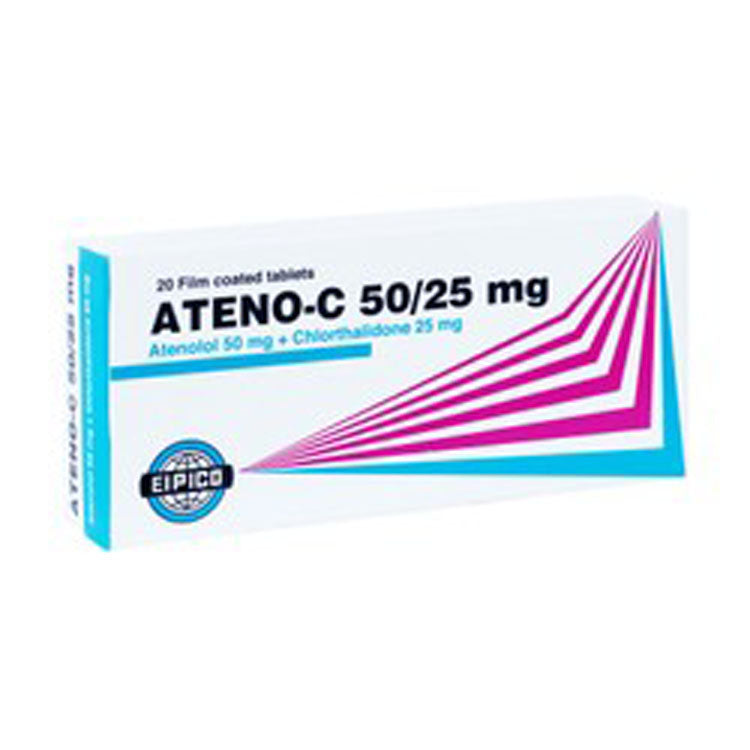 أتينو سي 50 ملغ أتينولول و 25 ملغ كلورثاليدون