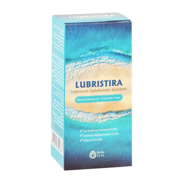 محلول لوبريستيرا العيني 0.5% كارميلوز الصوديوم مع هيالورونات الصوديوم والجلسرين - خالٍ من كلوريد البنزالكونيوم