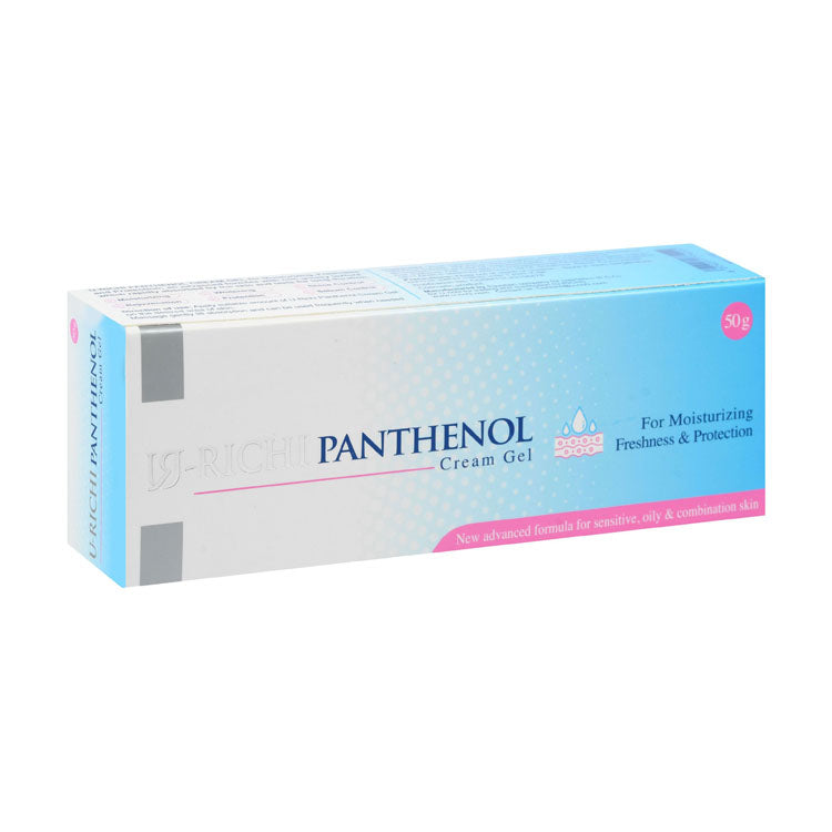 U-Richi Panthenol Non-Greasy Moisturizing & Protecting Face & Body Gel Cream for Sensitive, Oily & Combination Skin