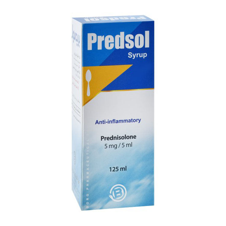 بريدسول ٥ ملجم/٥ مل شراب بريدنيزولون فوسفات الصوديوم المضاد للالتهابات