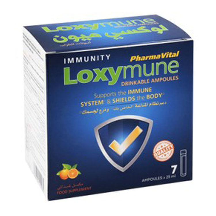 Loxymune Immune System Support Supplement Ampoules Orange Flavor