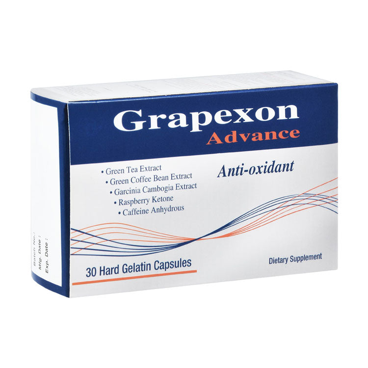 Grapexon Advance Antioxidant Supplement with Green Tea, Green Coffee Bean & Garcinia Cambogia Extract